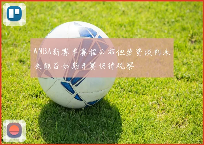 WNBA新赛季赛程公布但劳资谈判未决能否如期开赛仍待观察